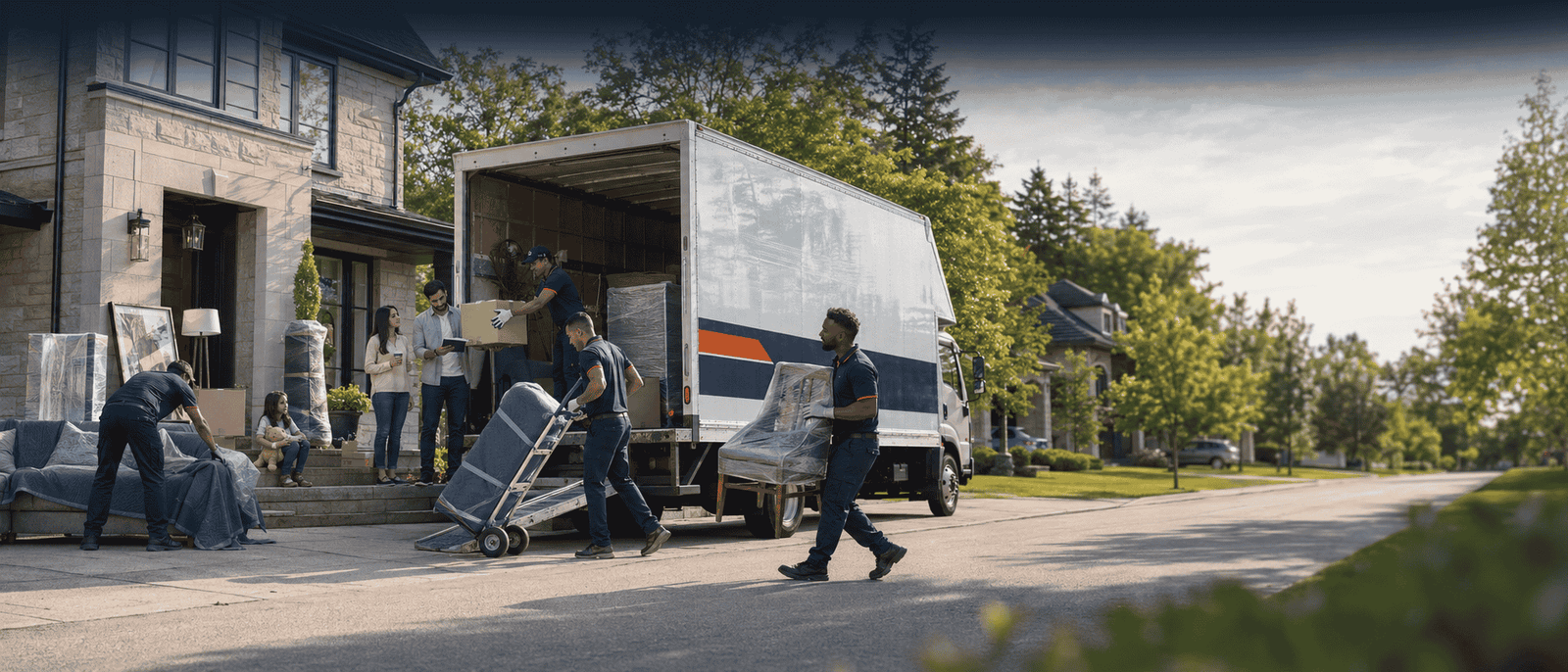 Ekam Movers Premium Transport Fleet on Highway