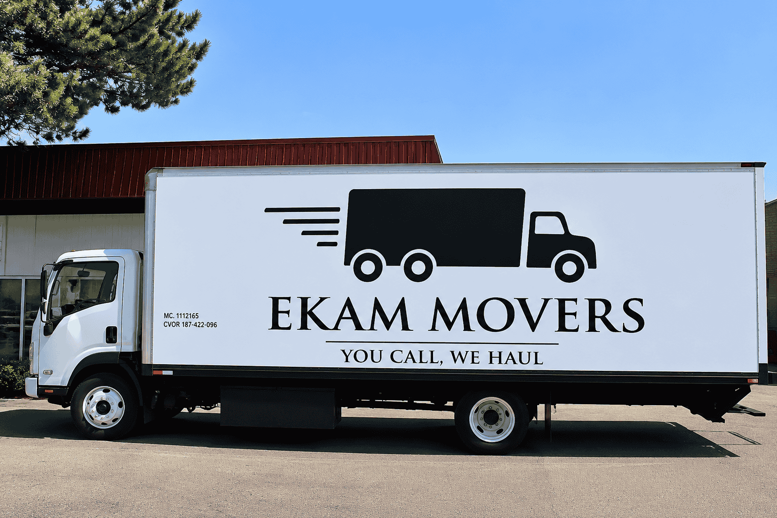 Moving Truck on Canadian Highway